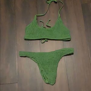 Green bikini